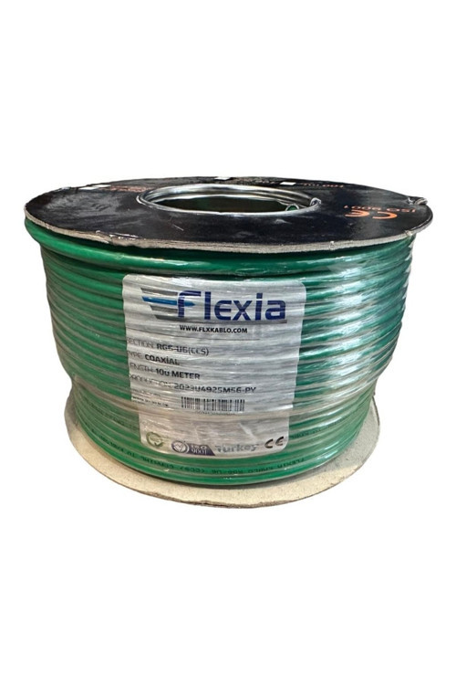 100 Metre Yeşil Rg6 - U6 Tv Kablosu