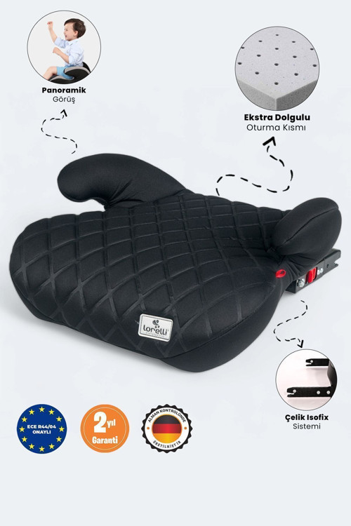 Coolbaby Sirius Isofix 15-36 Kg Isofixli Oto Koltuğu Yükseltici - Black