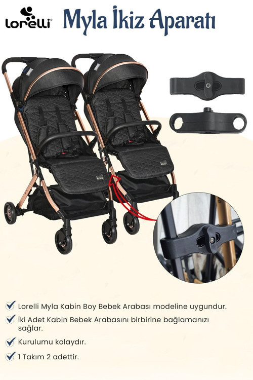 Myla Kabin Bebek Arabası İkiz Bağlantı Aparatı