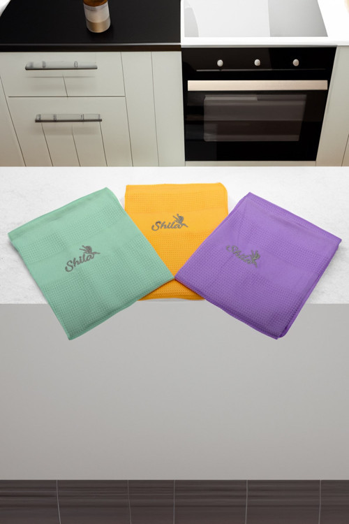 3lü Mikrofiber Temizlik Bezi Yeni Renkler