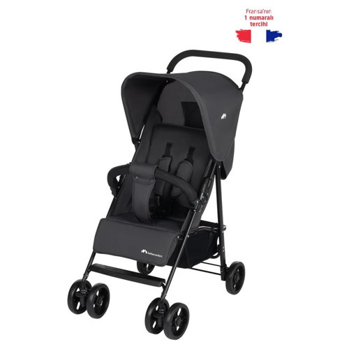 Bebeconfort Foggy Ultra Kompakt Tek Elle Katlanabilen Baston Bebek Arabası Mineral Graphite