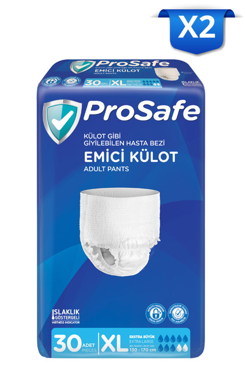 Yetişkin Emici Külot Xlarge 30'lu x2