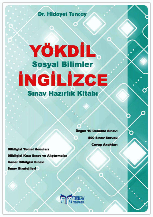 Tuncay Yayıncılık YÖKDİL Sosyal Bilimler İngilizce Sınav Hazırlık Kitabı - Hidayet Tuncay