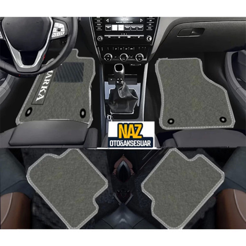 BMW 5 SERİSİ G11 yıl YAZMIYOR Gri Halı Gri Kenar Petek Topuk