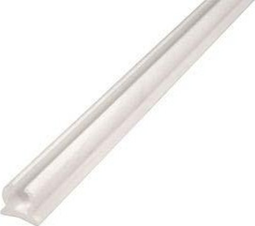 Döşeme rayı. Beyaz plastik. 4 metre.