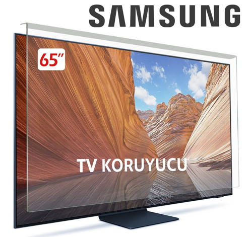 Samsung 65QN90F Tv Ekran Koruyucu - Samsung 65" inç KIRILMAZ QLED KORUYUCU QE65QN90FATXTK