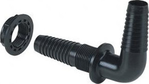 Yüksek mukavemetli termopolimer. Siyah Diş 3/4"