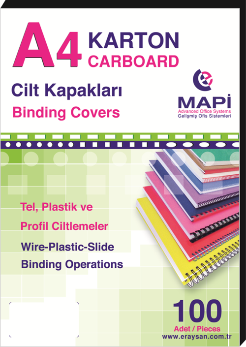A4 KARTON KAPAK 250 GR. SİYAH 100 LÜ