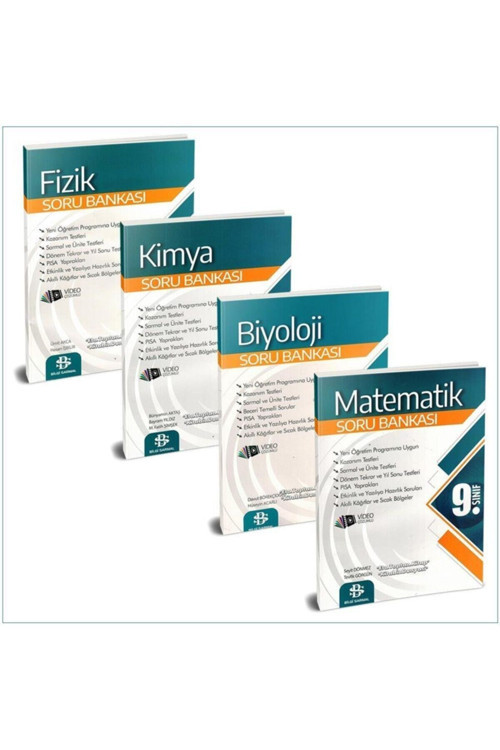 Bilgi Sarmal 9. Sınıf Fizik Kimya Biyoloji Matematik Soru Seti Yeni 2022