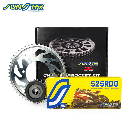 ZİNCİR DİŞLİ SETİ KAWASAKI ZX-10R (1000 cc) (2011-2015) / KAWASAKI / ZX-10R NINJA / 1000cc / ZİNCİR: SUNSTAR 525RDG (Çe