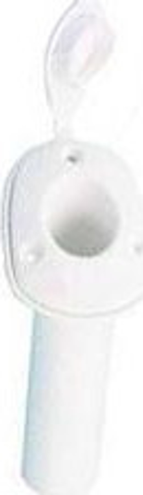 Kamış yuvası, beyaz plastik. PVC kapaklı. Ø 40mm