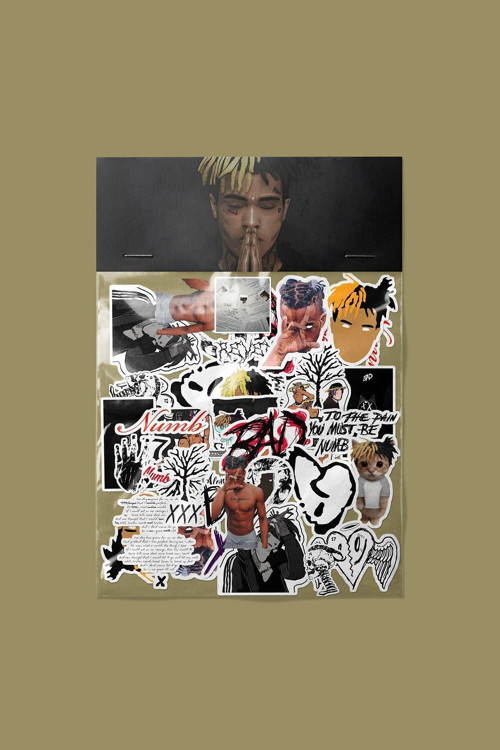 Xxxtentacion Sticker Paketi /Bullet Journal Defter Çıkartma Ajanda Laptop Etiket