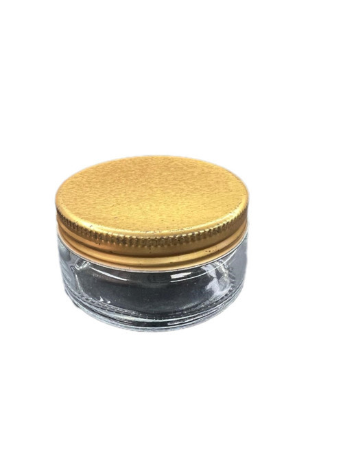 50ml şeffaf cam krem kavanozu gold kapaklı, 12 adet, kozmetik kavanoz,krem kavanozu, cam kavanoz