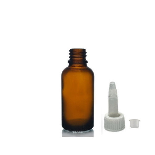 30ml kahverengi cam şişe getamisin kapak, 24 adet, plastik üstten damlalıklı şişe, damlatmalı şişe, damlatıcı şişe