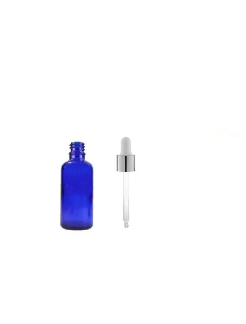 10ml mavi cam damlalıklı şişe, gümüş kapak beyaz emzik,12 adet, ecza şişesi, damlalıklı şişe, propolis şişesi, damlatmal