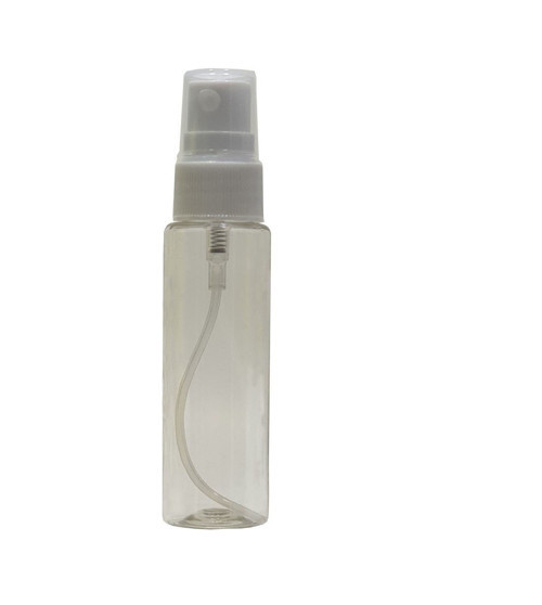 50ml plastik şeffaf şişe beyaz sprey başlık, 12 adet, dezenfektan şişesi, plastik şişe, medikal şişe, boş şişe, parmak s