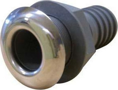 Firar, plastik. Dış yüzey paslanmaz çelik Dış 1/2" Hortum Çap 13 mm