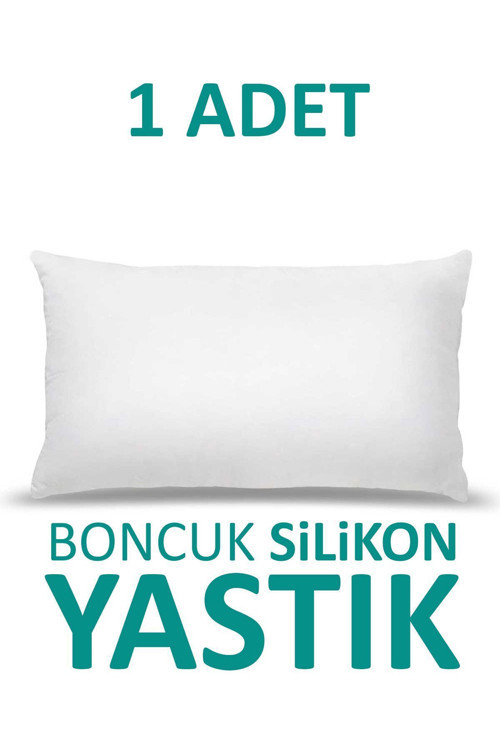 1 Adet Antialerjik Boncuk Silikon Yastık Pamuklu Kılıf 900 Gr