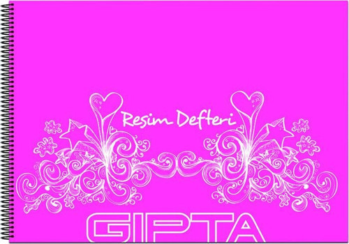 Pp Kapak Spiralli Resim Defteri 35X50Cm 40 Yaprak (4 Lü Paket) 2344