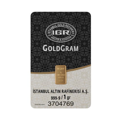 1 gr 999.9 IAR Gram Külçe Altın