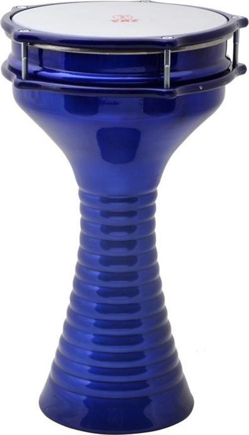 362B-BL Alüminyum Darbuka Zilli Mavi 20cm