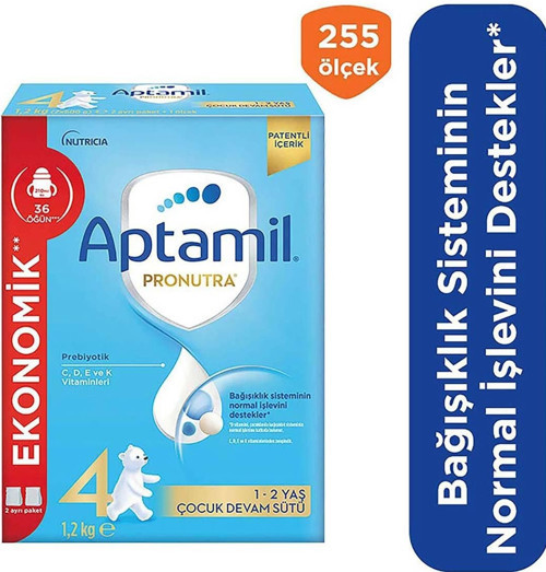 4 Pronutra Devam Sütü 1200 g 1 Yaş+