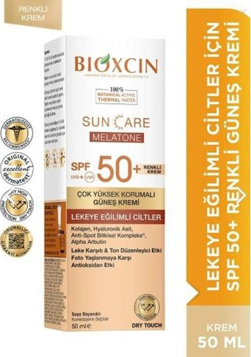 Sun Care Lekeye Eğilimli Ciltler İçin Çok Yüksek Korumalı Renkli güneş Kremi 50 ml Spf 50+