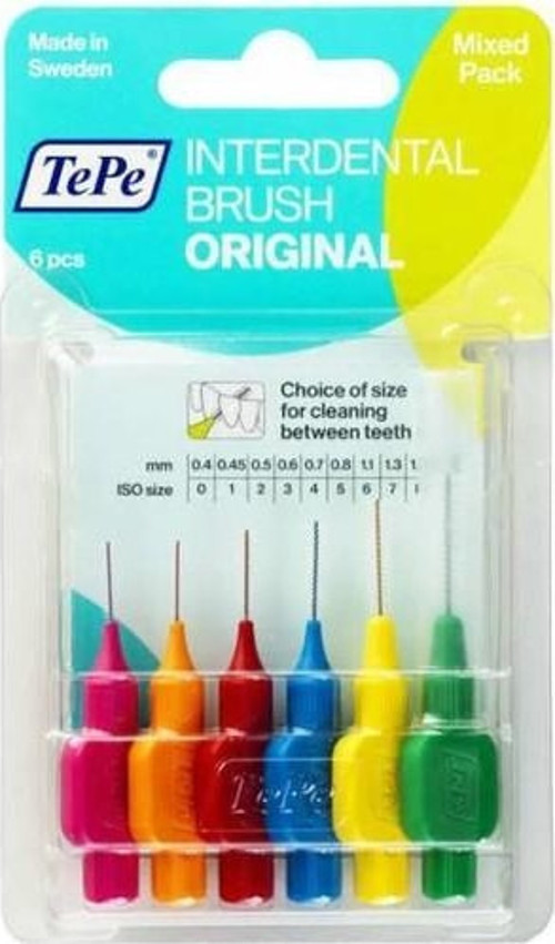 Blisterli Arayüz Fırçası 6 Lı Karışık