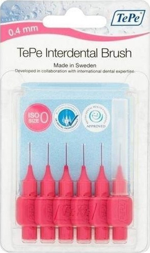 Blisterli Arayüz Fırçası 6 Lı Pembe