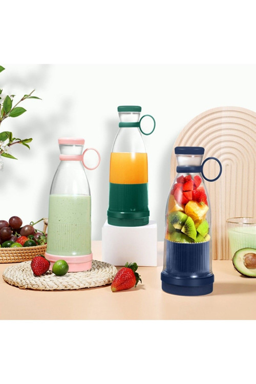 Pratik El Blender 6 Bıçaklı Taşınabilir Sebze Meyve Doğrayıcı Içecek Karıştırıcı Mini Blender