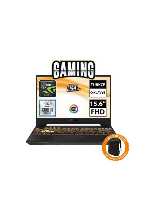 TUF Gaming F15 FX507ZC4-HN205A1 i5-12500H 8GB 1TBSSD RTX3050 15.6" FullHD FreeDOS Taşınabilir B