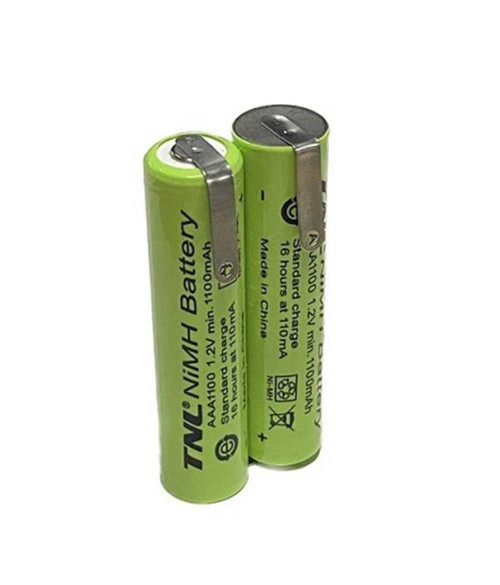Philips Aquatouch AT620 /AT610 için 2.4v 1100mAH AAA İnce Pilli Traş Makinesi Pili