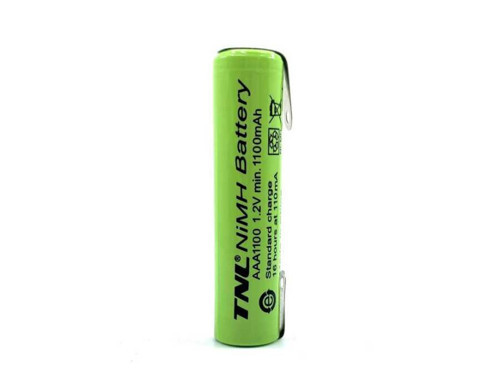 1100mAH AAA Ni-MH İnce Başlıksız Puntalı Pil
