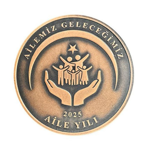Aile Yılı Bronz Sikke Coin