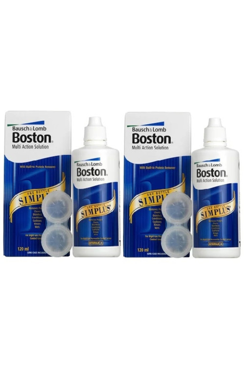 Boston Multi Action Simplus Sert Lens Solüsyonu 120 Ml X 2 Adet