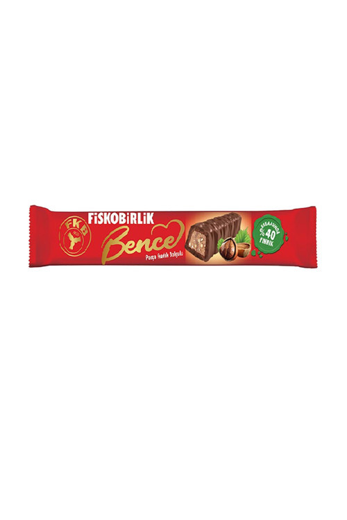 Bence Fındıklı Krema Dolgulu Parça Fındıklı Sütlü Çikolata (40 G) X6 Adet