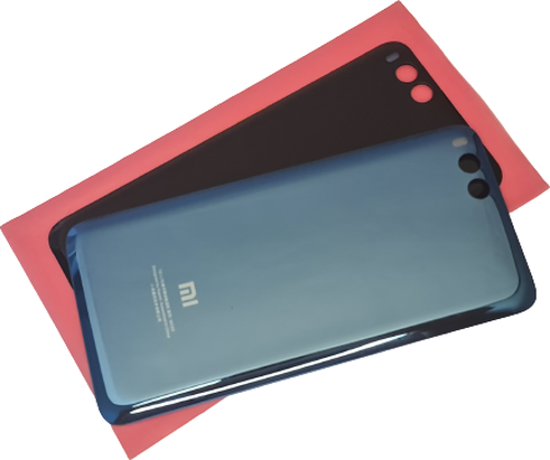 Xiaomi Mi 6 Arka Pil Kapağı (Cam) MAVİ