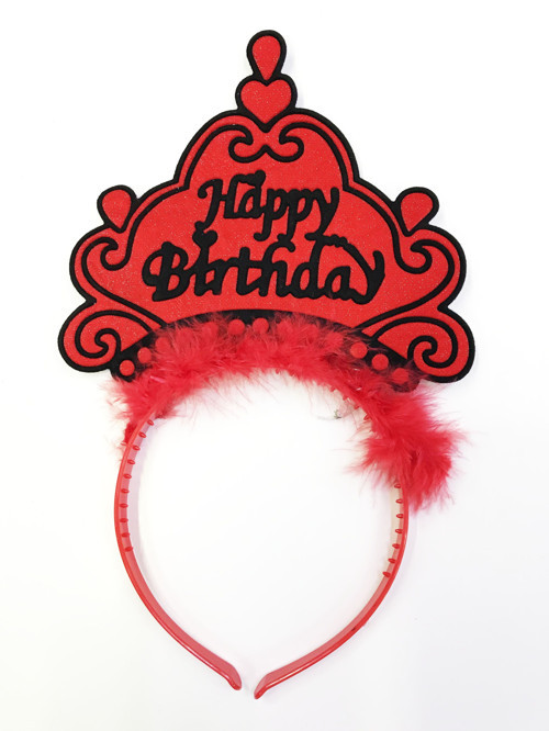 Büro Ev Ofis Etkinlik Gösteri Doğum Günü Kostüm Tacı için 12ADET Neon Happy Birthday Taç Seti