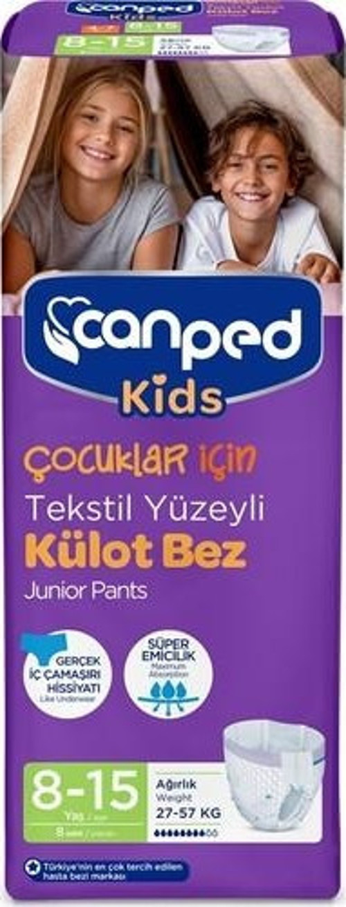 Kids Külot Bez 8-15 Yaş 27-57 Kg 8 Adet