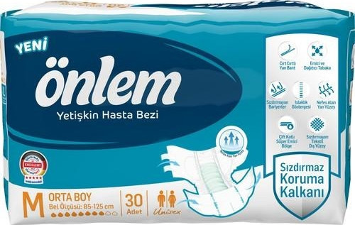 Medium Yetişkin Hasta Bezi - 30 Adet