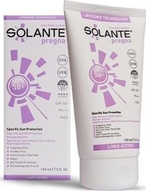Pregna Spf 50+ 150 Ml Gebelik Dönemi Için Özel Güneş Koruma Kremi