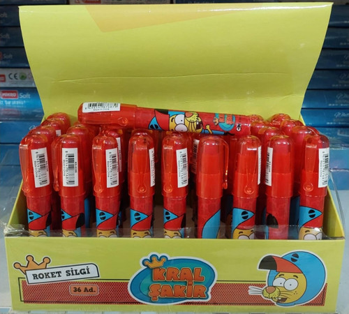 Roket Silgi Kral Şakir Ks-6288 (36 Lı Paket)