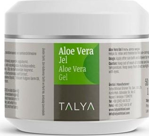 Aloe Vera Jel, Nemlendirici Vücut Jeli, 50 ml