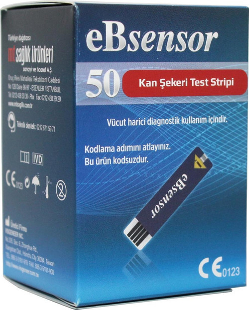 Şeker Ölçüm Strip 50'lik