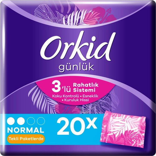 Günlük Ped Günlük Koruma Tekli Lerde