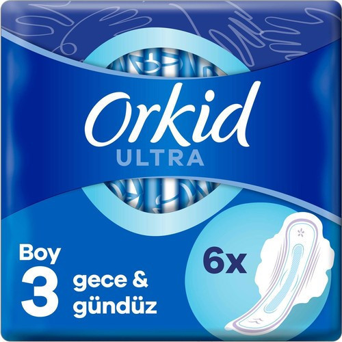 Ultra Extra Gece 6 Adet Tekli Paket Hijyenik Ped