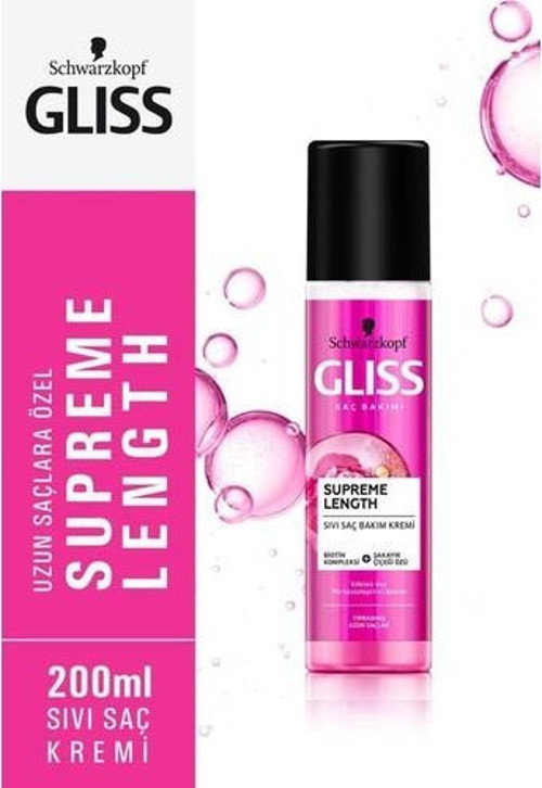 Supreme Length Koruyucu Sıvı Saç Bakım Kremi - Biotin Kompleksi Ve Şakayık Çiçeği Özü İle 200