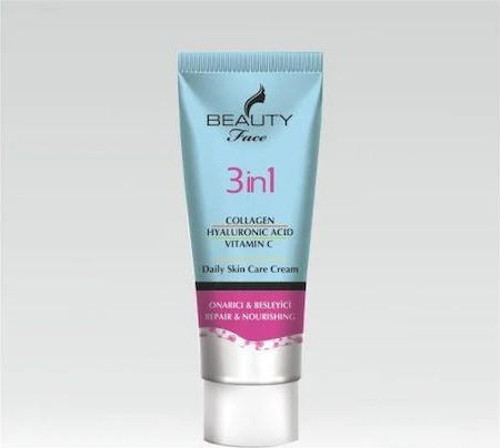 3 In 1 Collagen Hyaluronic Acid Vitamin C Daily Skin Care Cream