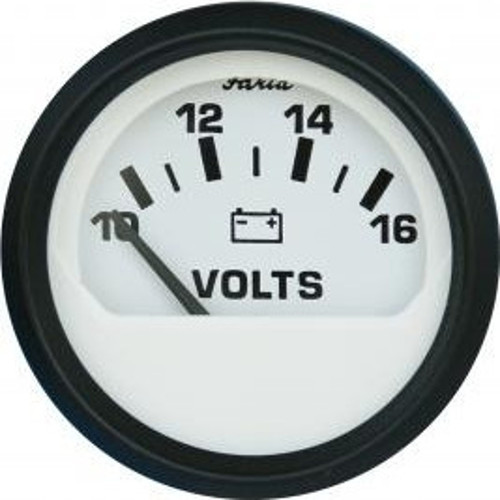 voltmetre 10-16V Ø 52mm Beyaz