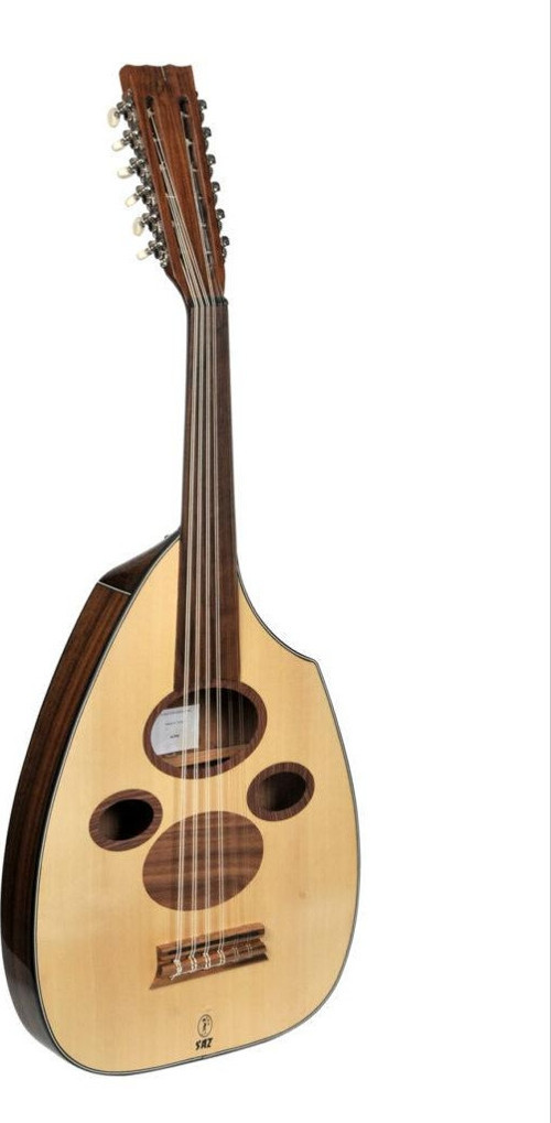 AF3W Arap Flat Elektro Ud Ceviz Gitar Burgulu